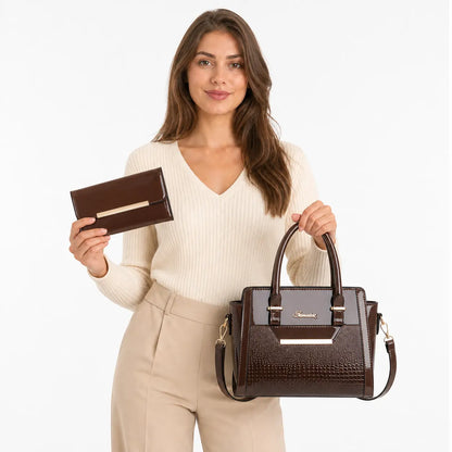 Bag and Wallet Kit in Leather - Cror