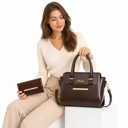 Bag and Wallet Kit in Leather - Cror