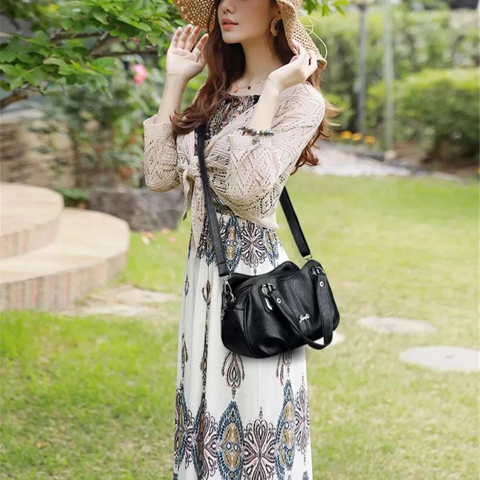Leather Bag - Bianca