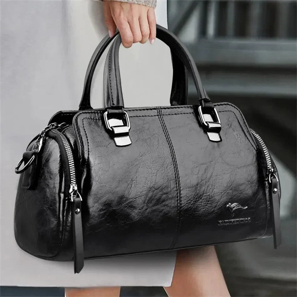 Leather Bag - Jade
