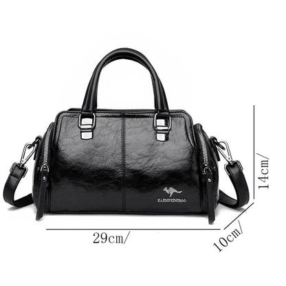 Leather Bag - Jade