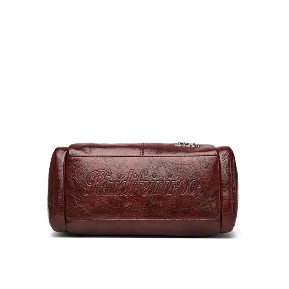 Leather Bag - Jade
