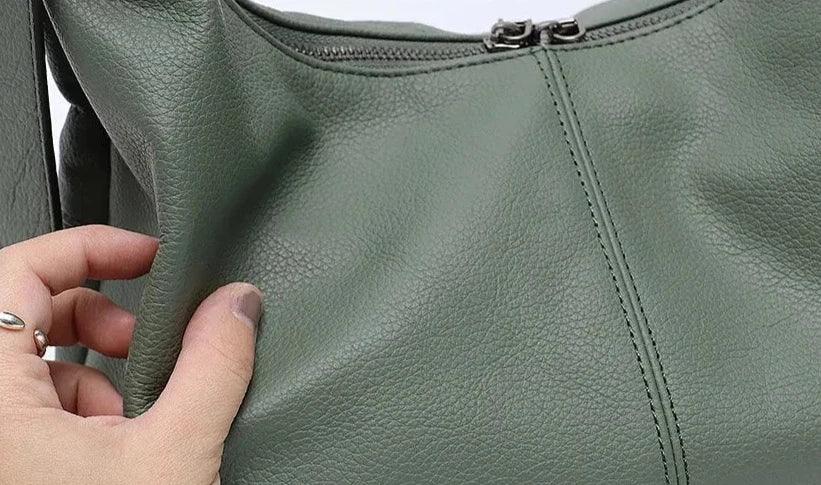 Messenger Style Leather Bag - Agatha